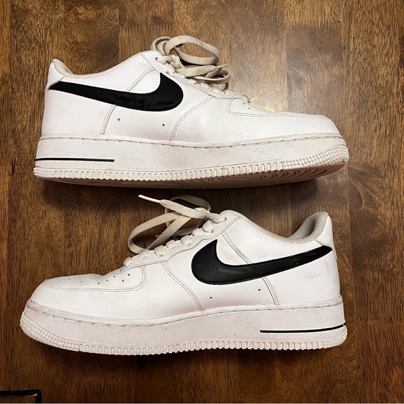 Nike Air Force 1 '07 AN20 - Men’s Size 9 OG White Black 2019 Release CJ0952-100 - Picture 2 of 10